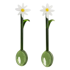 &Klevering - Löffel Flora - 2er Set | Weiß