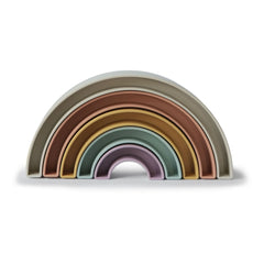 Mushie - Stapelbarer Regenbogen | Beige
