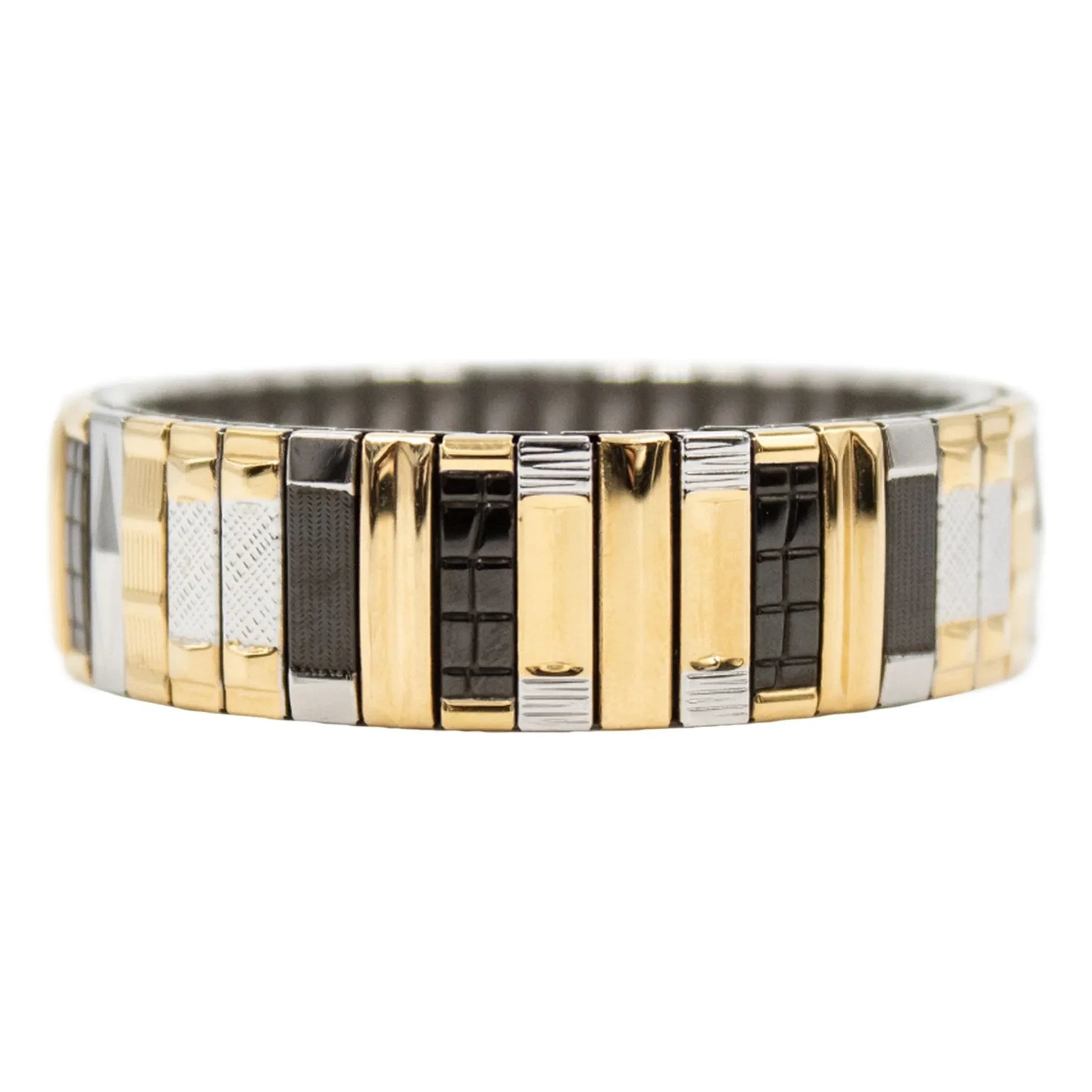 Sigal - SIG 14 Armband | Schwarz/Gold/Silber