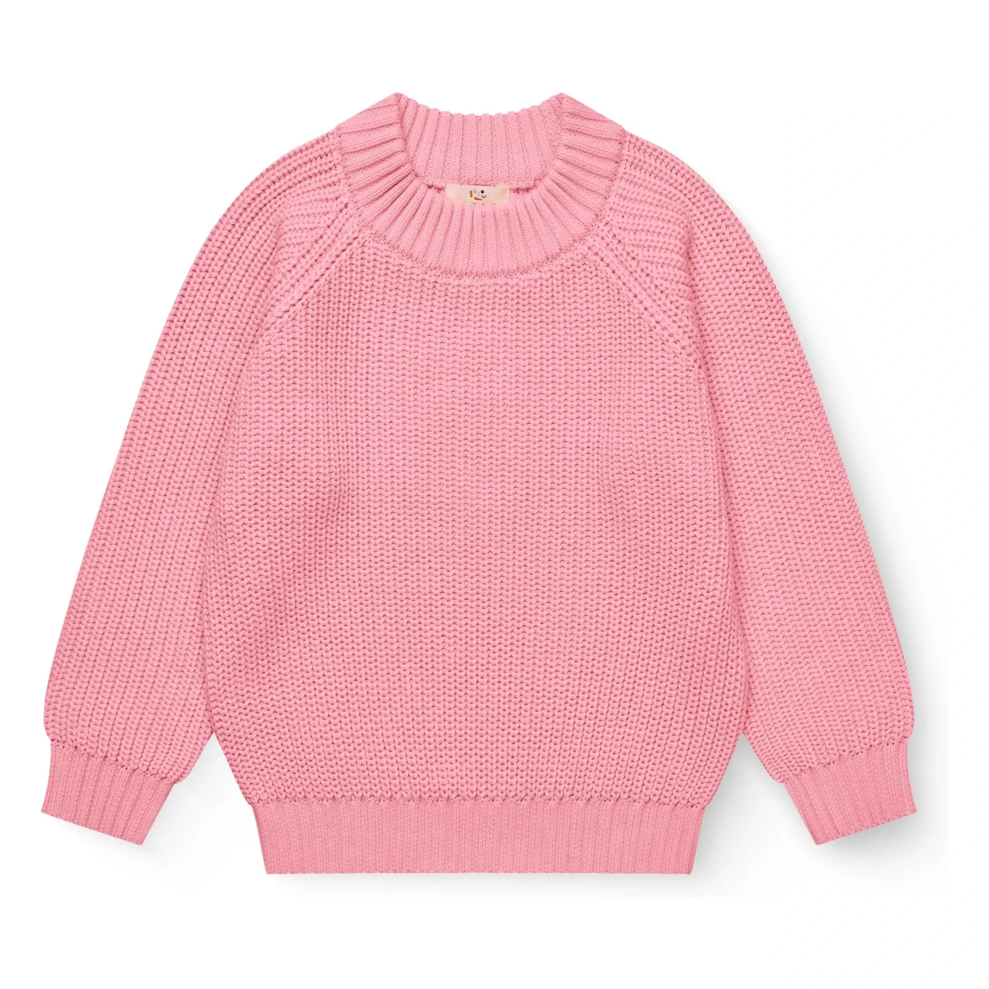 Copenhagen Colors – Gestreifter Pullover aus Bio-Baumwolle | Rosa