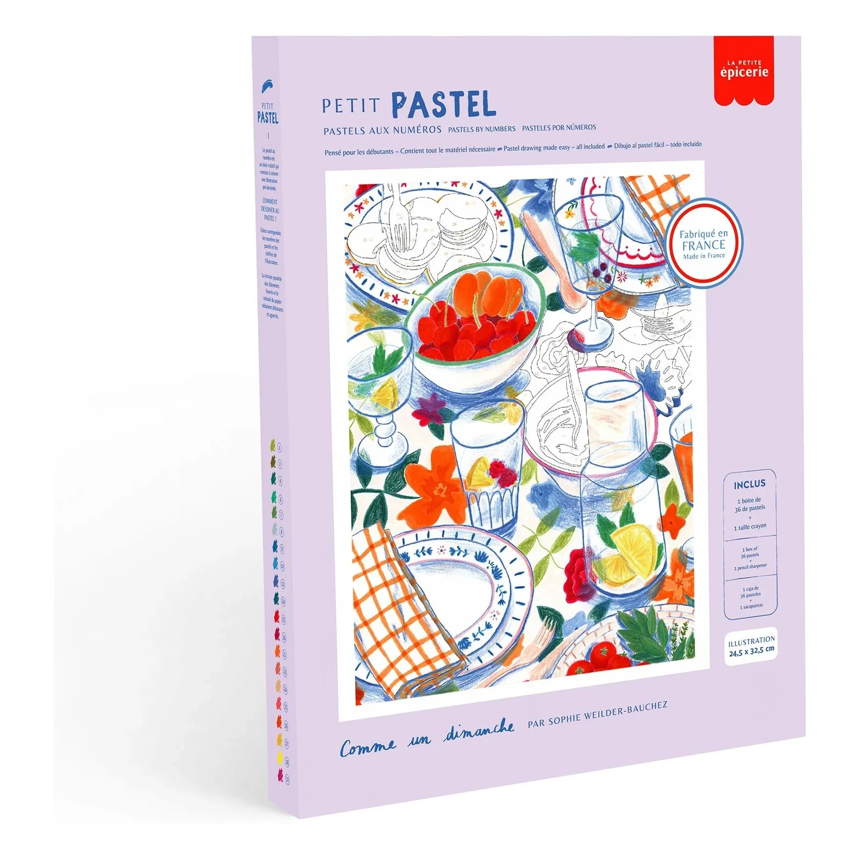La Petite Épicerie - Nummeriertes Pastellset - Comme un Dimanche