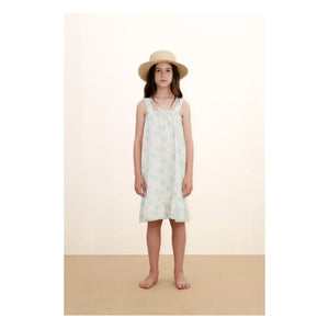 Tinycottons - Kleid mit Blumenmuster | Weiß