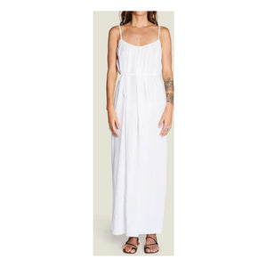 Maison Saint Julien - Palm Beach Musselin-Baumwollkleid | Ecru