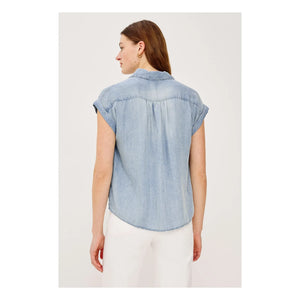 Rails - Tuscany Bluse | Denim Blau
