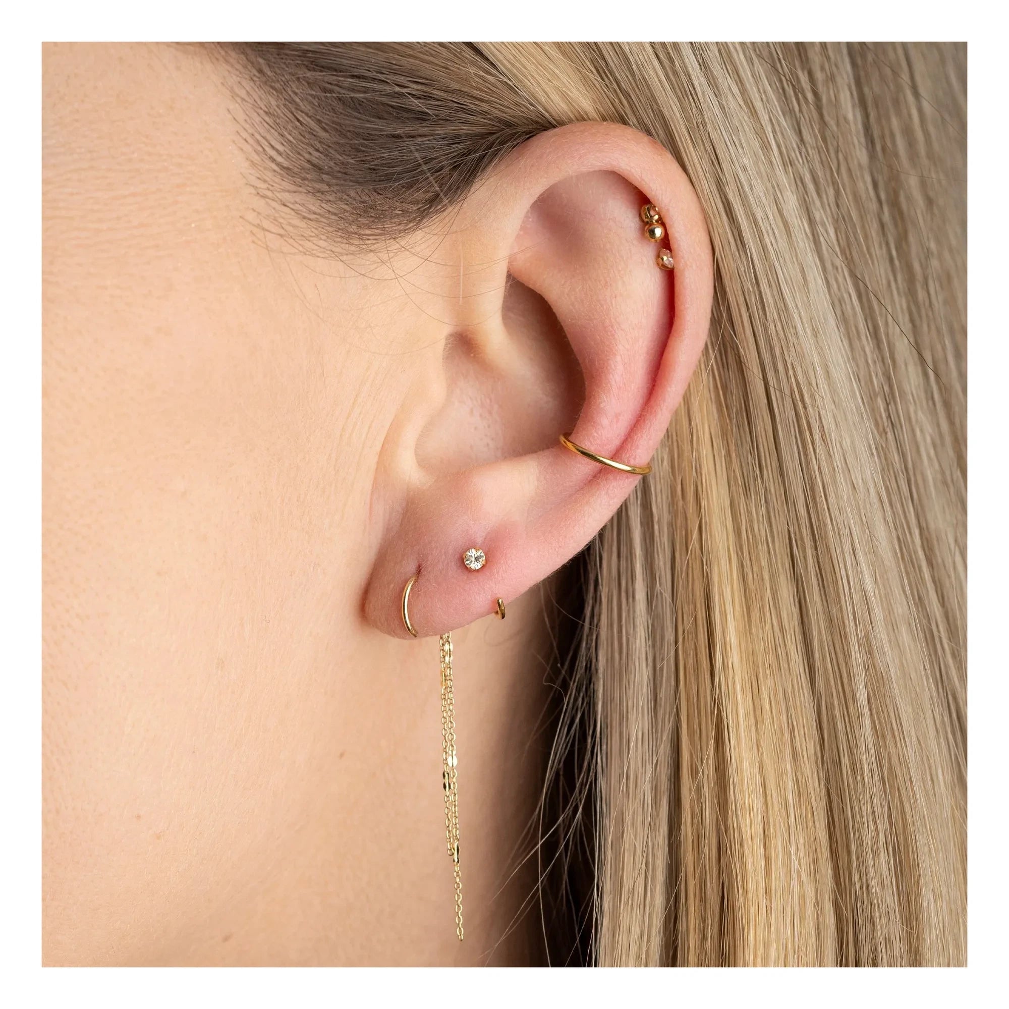 April Please - Dimitri Halka Ohrringe | Champagner