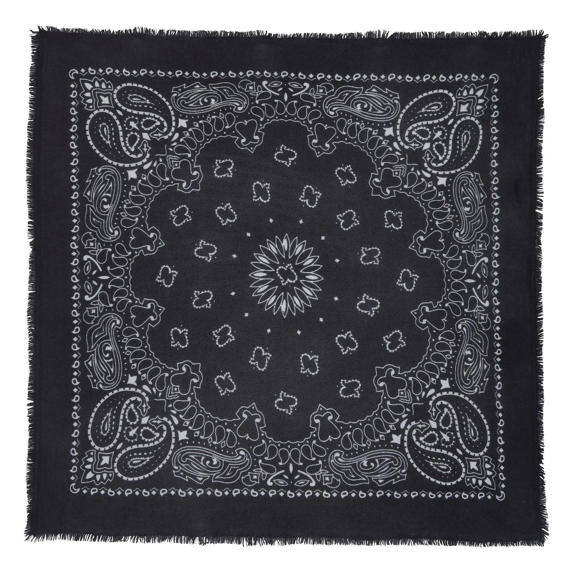 Kujten - Hachiko Kaschmir-Bandana | Schwarz