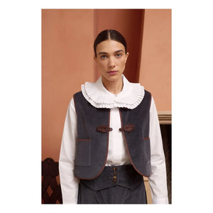 Maria de la Orden - Vienna Cotton Ceket | Lacivert