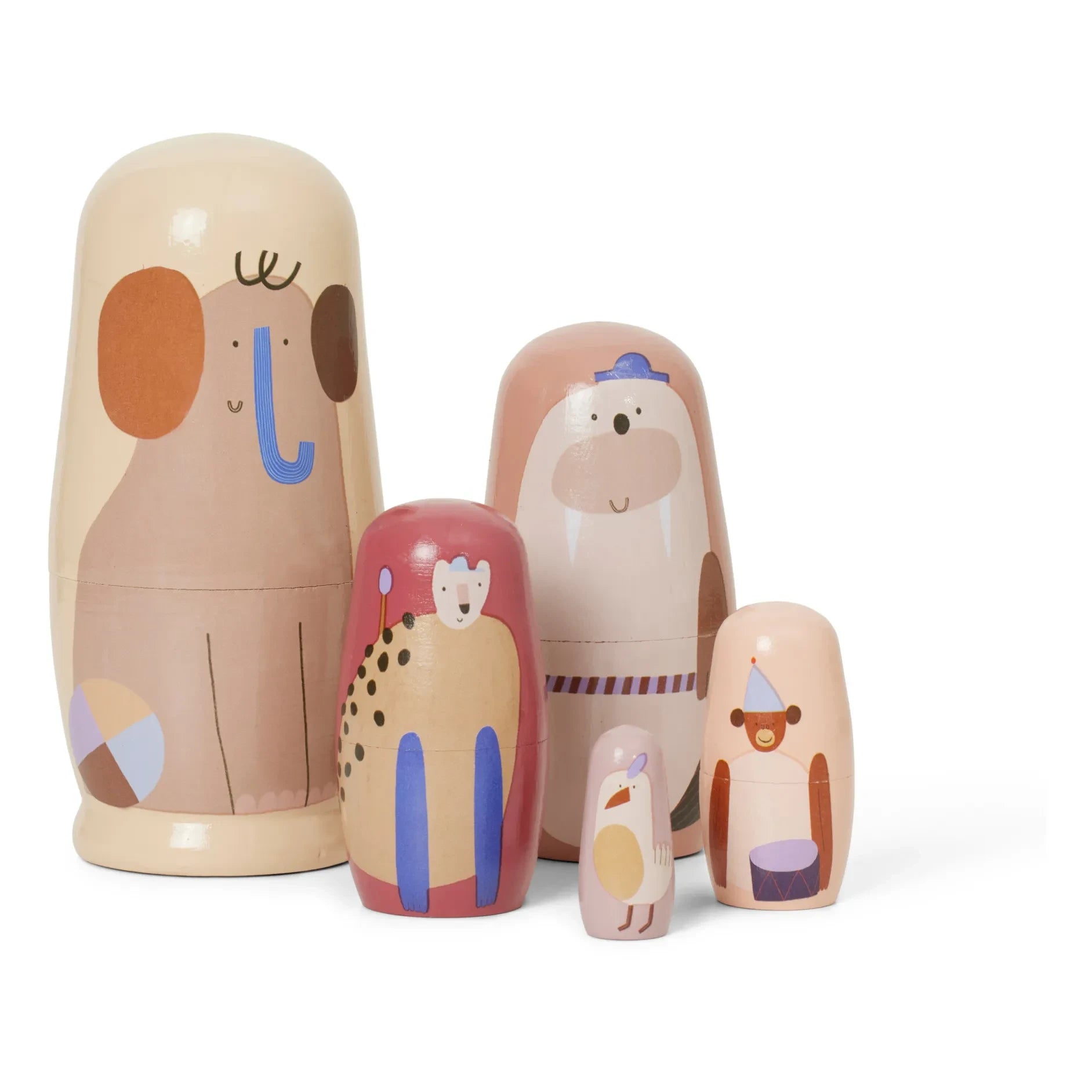 Ferm Living Kids - Critter Matroschka-Puppen
