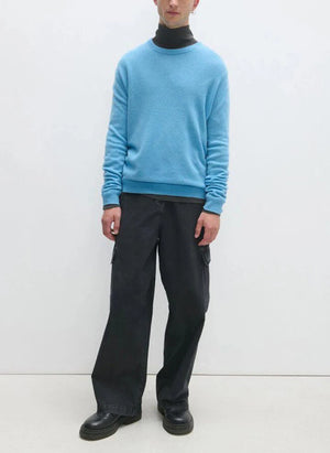 American Vintage - Raxow Wolle Pullover | Gepunktetes Blau