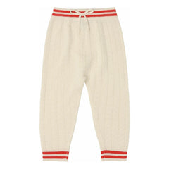 FUB - Zickzack Merinowollhose | Ecru