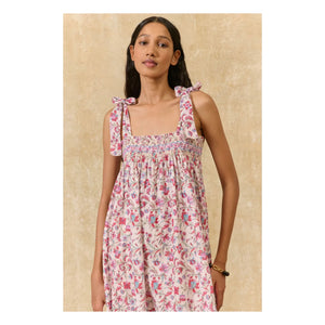 Louise Misha - Marcelette Kleid aus Bio-Baumwolle | Pink