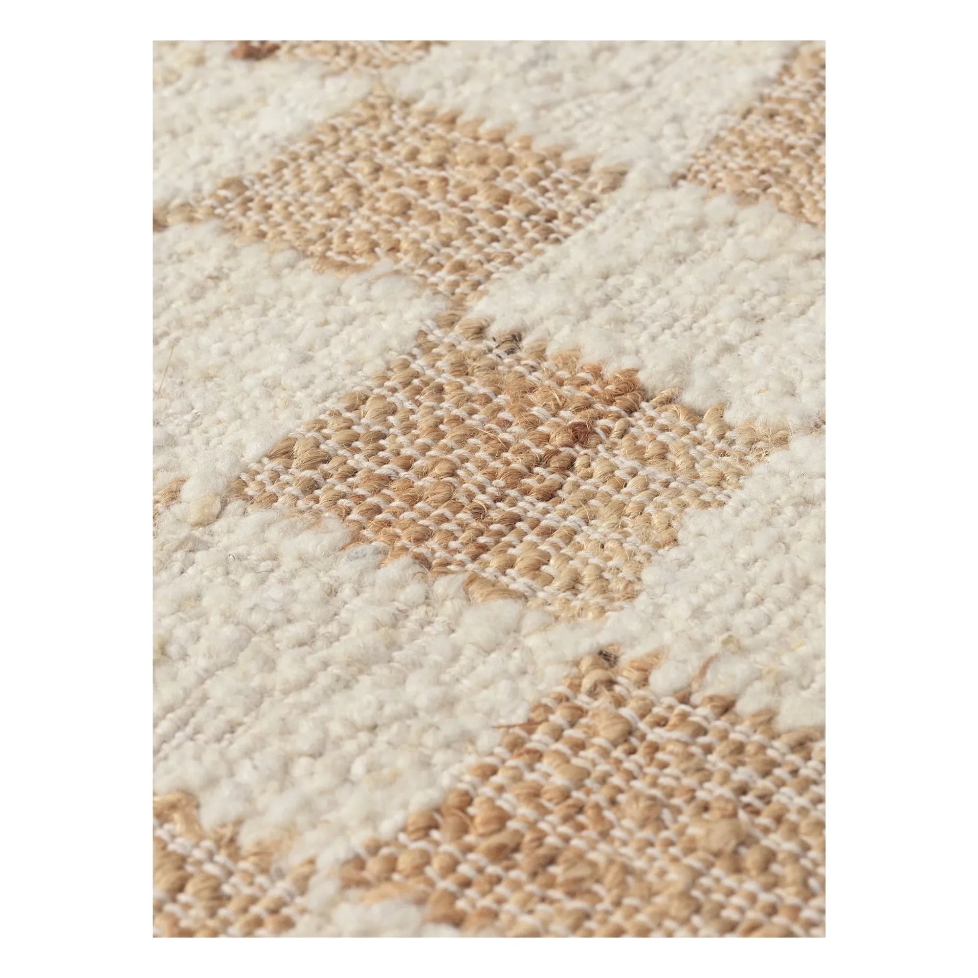 Ferm Living - Plaids aus Wolle und Jute | Weiß