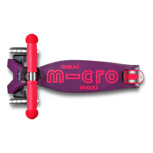 Micro - Maxi Faltbarer Neon LED Scooter | Rosa
