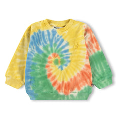Molo - Sweat Dear Tie and Dye Bio-Baumwolle | Gelb
