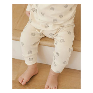 Quincy Mae - Bio-Baumwoll Bärenhose | Ecru