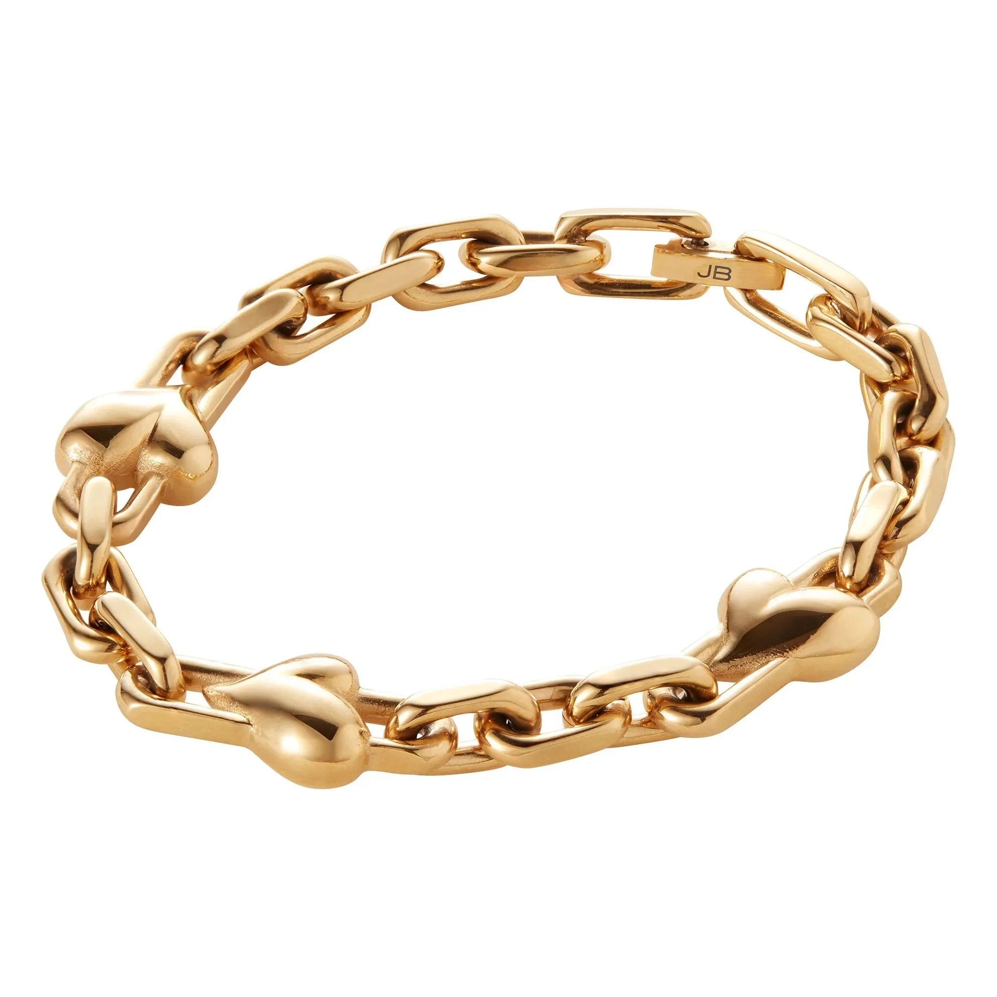 Jenny Bird - Art Heart Gliederarmband | Gold