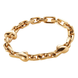 Jenny Bird - Art Heart Gliederarmband | Gold
