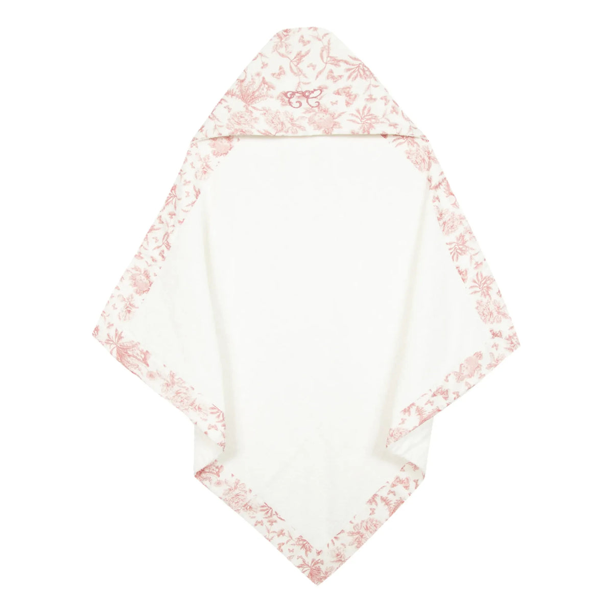 Tartine et Chocolat - Toile de Jouy Handtuch Baby Cape | Pfirsich