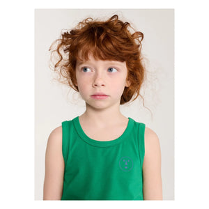 Bobo Choses - Have Fun Face Modal und Bio-Baumwoll-Unterhemd | Grün