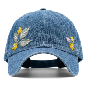 Hundred Pieces - Halo Blütenhut | Denimblau
