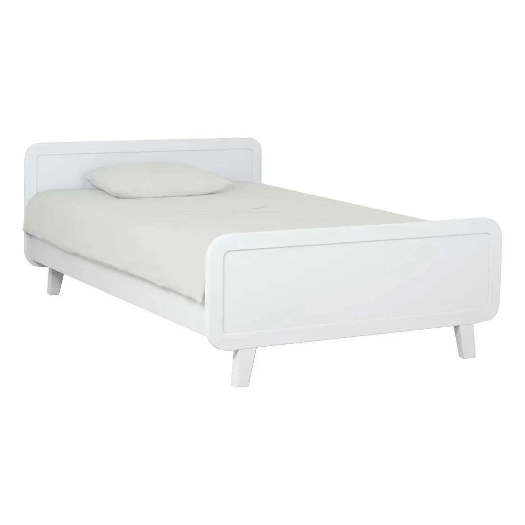Laurette - Rundes Bett 120x200cm | Weiß