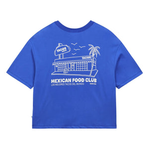 a.p - Mexican Food Bio-Baumwoll-T-Shirt | Königsblau