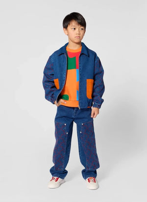 Kenzo - 1970 Denim Jacke mit Reißverschluss | Blau