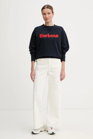 Barbour kadın pamuklu sweatshirt Hartland