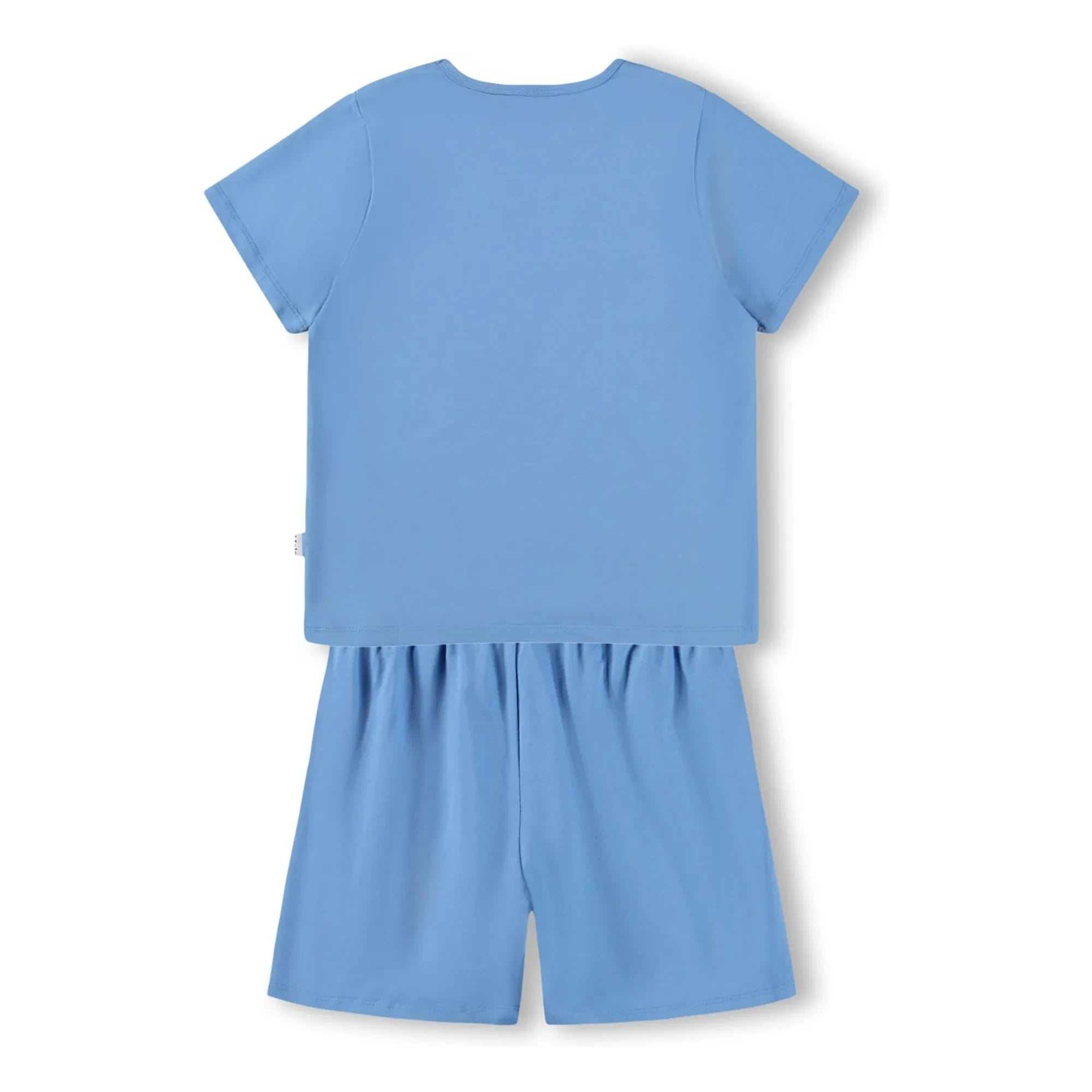 Molo – Luvis Smile Bio-Baumwoll-Pyjama mit Shorts | Blau