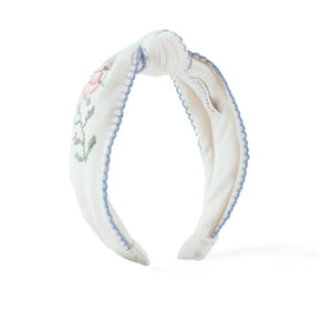 Gingersnaps - Primrose Leinen-Haarband | Weiß