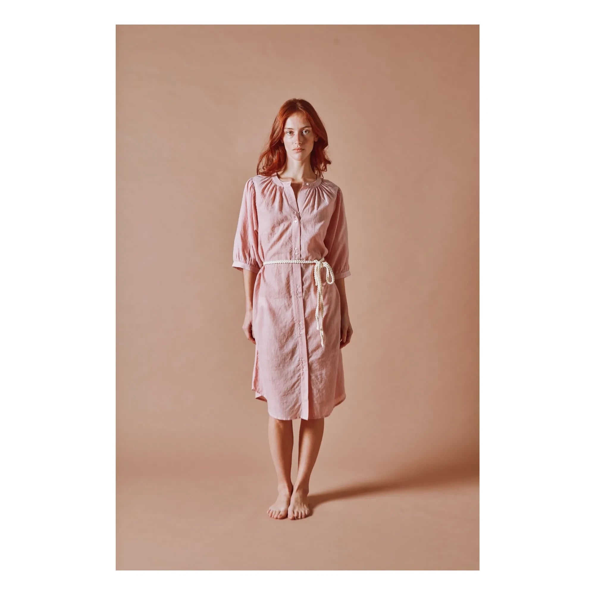 Emile et Ida - Rosa Kadhi Baumwollkleid