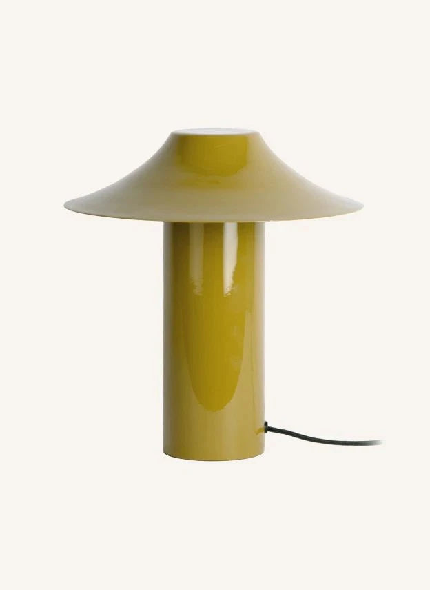 Present Time - Catania Trapez-Tischlampe | Olivgrün