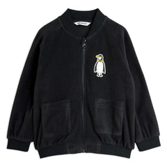 Mini Rodini - Penguins Geri Dönüştürülmüş Elyaf Ceket | Siyah