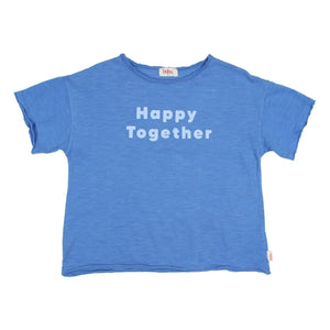 Búho - Happy Together T-Shirt Bio-Baumwolle | Königsblau