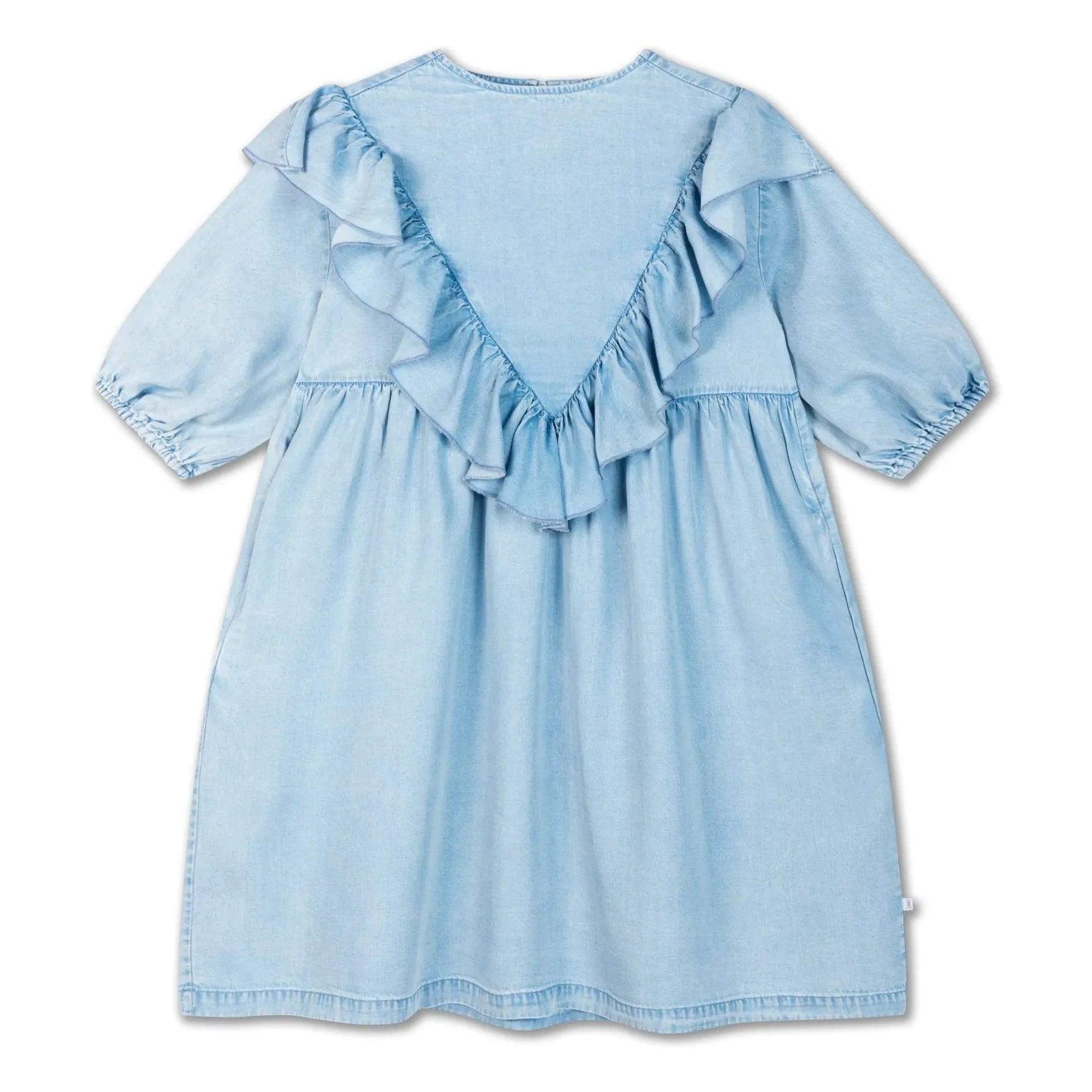 Repose AMS - Tencel-Kleid mit Volants | Hellblau
