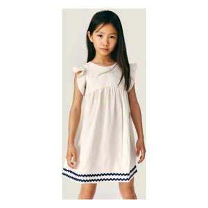 Mipounet - Isaline Leinenkleid | Ecru