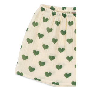 Konges Sløjd - Coco Hearts Bio-Baumwollshorts | Ecru