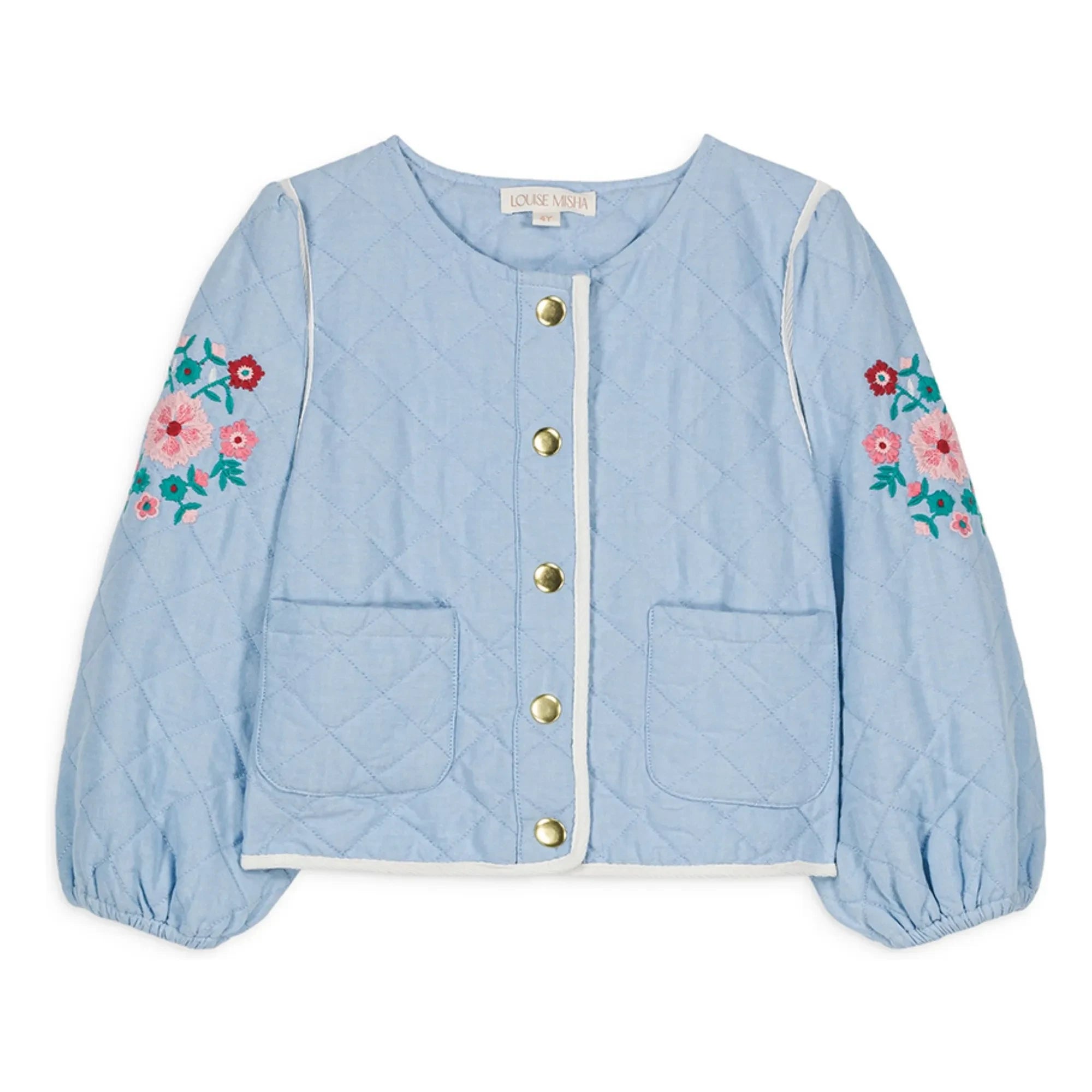 Louise Misha - Joulia Bio-Baumwoll-Jacke | Hellblau