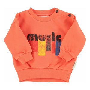 Piupiuchick - Music Sweat Bio-Baumwolle | Neon Orange