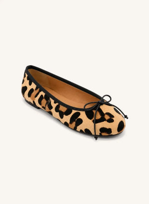 Smallable Kid - Evina Leopar Balerin Schuhe | Ecru