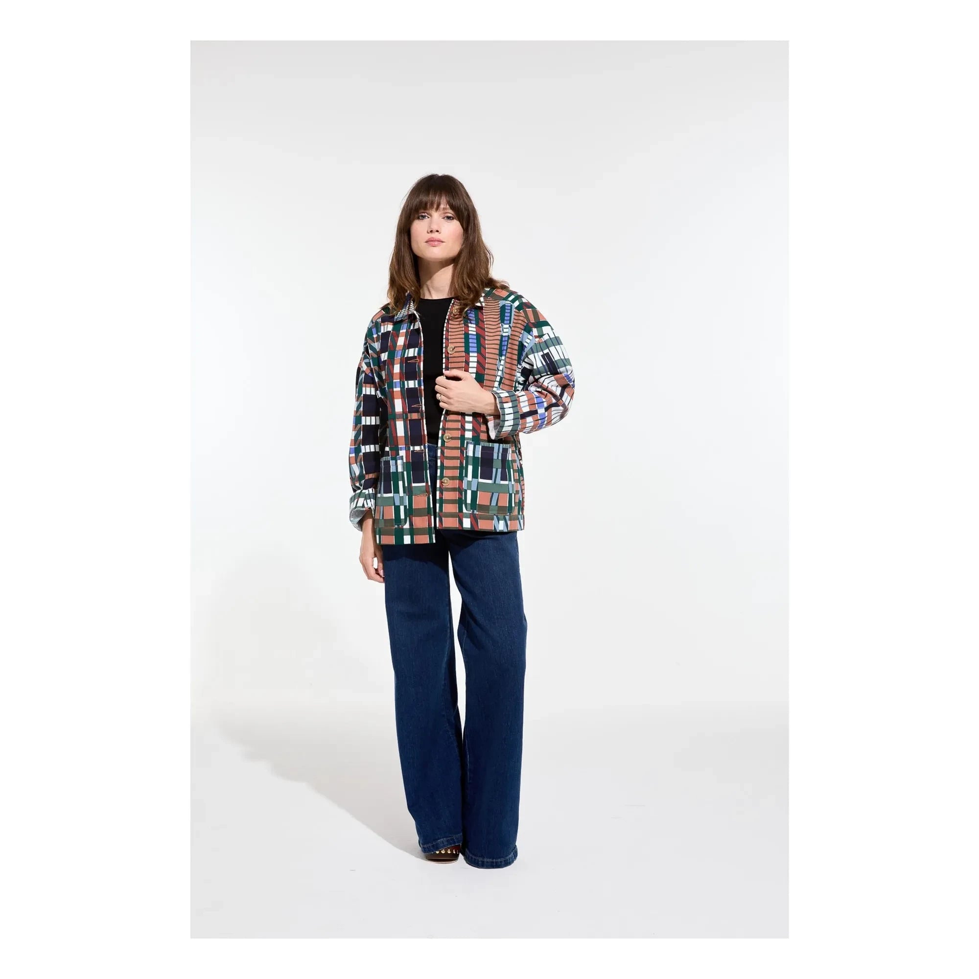 Mapoésie - Mina Utopie Baumwolljacke | Blau
