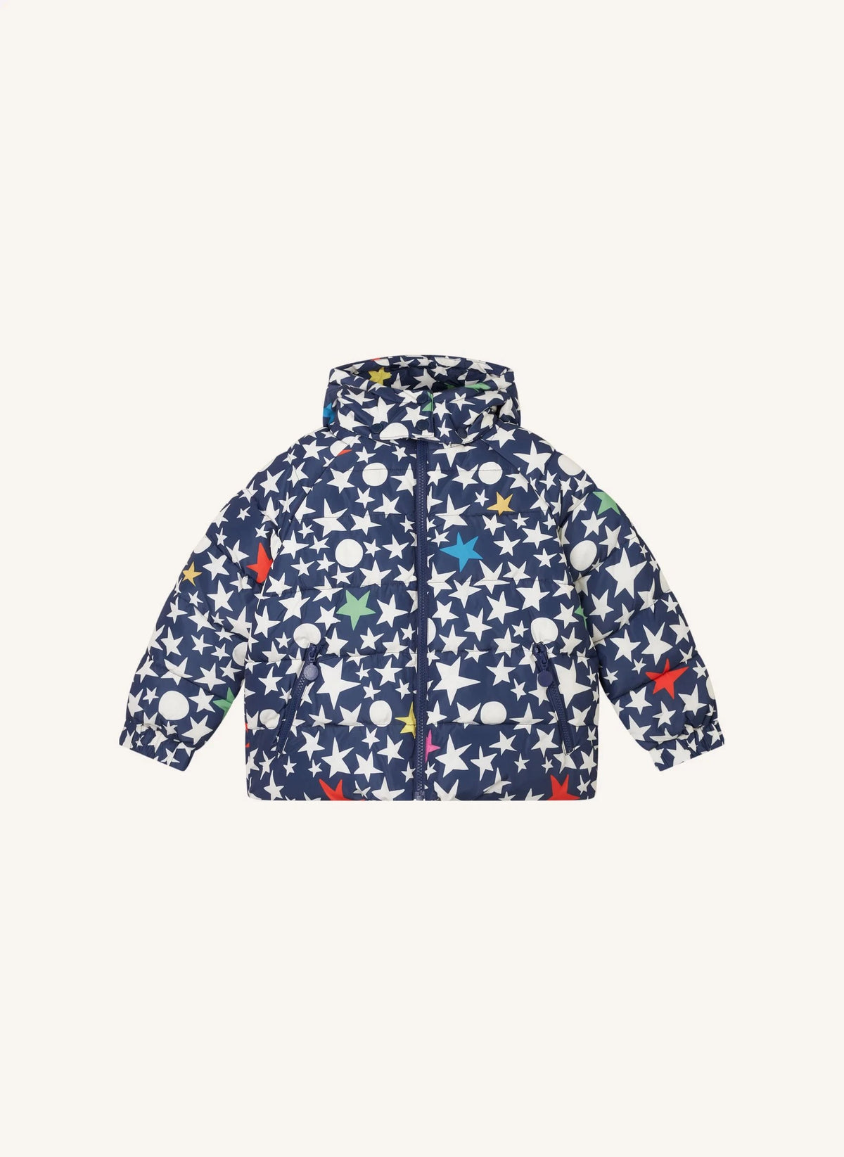 Stella McCartney Kids - Steppjacke mit blauen Sternen