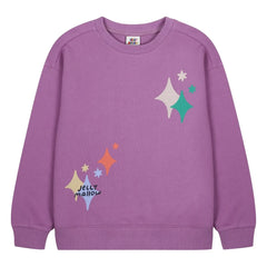 Jelly Mallow - Sweatshirt mit Farbspritzern | Lila