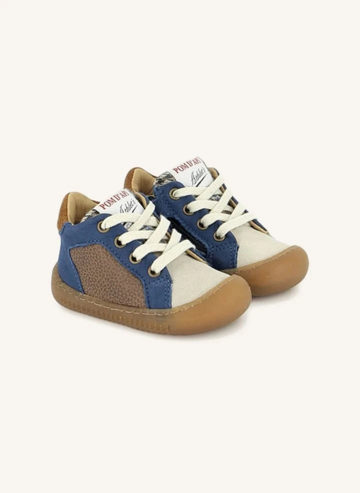 Pom d'Api - Yaka Star Nubuk Sneakers | Blau