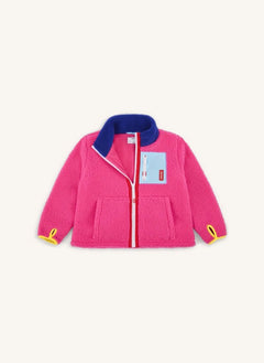 Hello Hossy - Fleecejacke mit Reißverschluss | Fuchsia