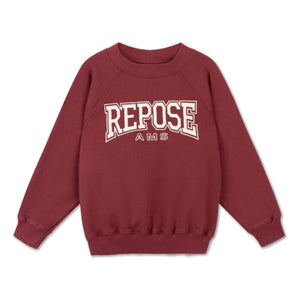 Repose AMS - Bio-Baumwolle Raglan Sweatshirt | Bordeaux
