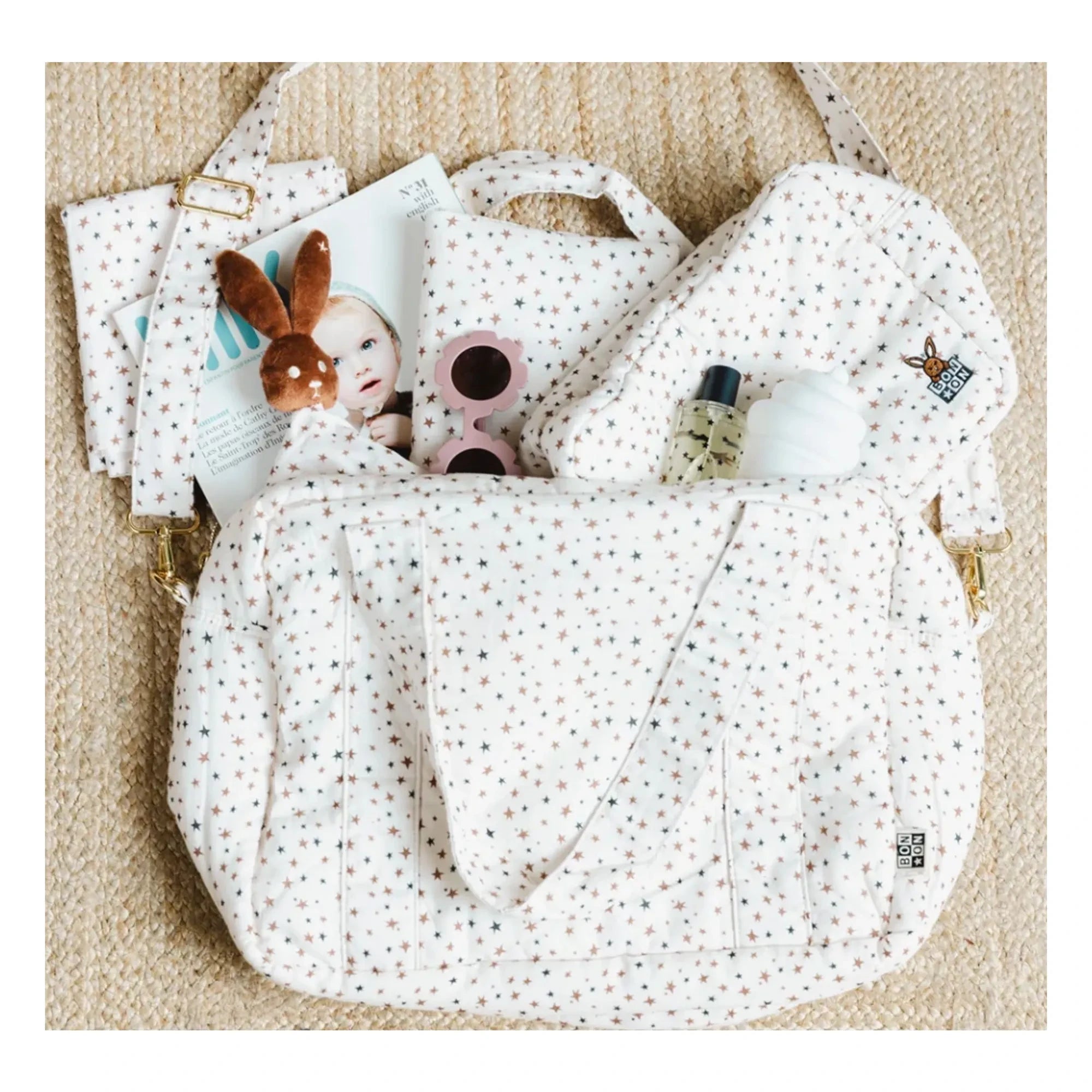 Bonton - Etoiles Wickeltasche | Grau