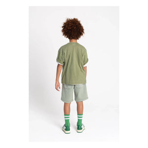 Smallable Kid - Milo Bio-Baumwollshorts | Hellkhaki