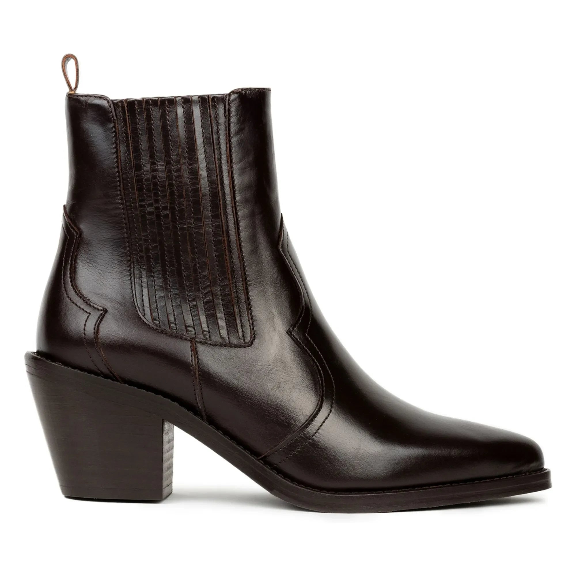 Bobbies – Dakota-Stiefel aus Leder | Braun