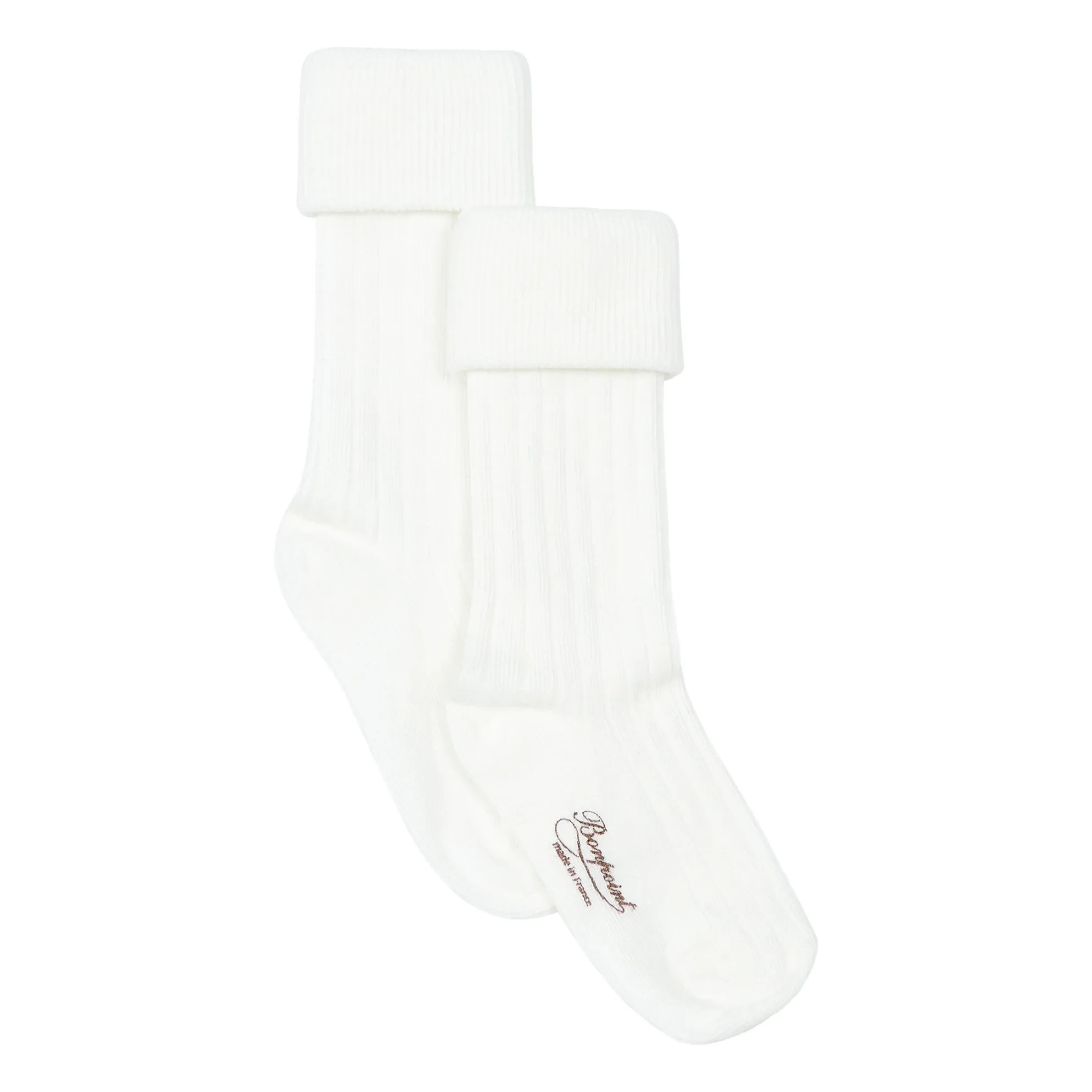 Bonpoint - Gerippte Socken | Ecru